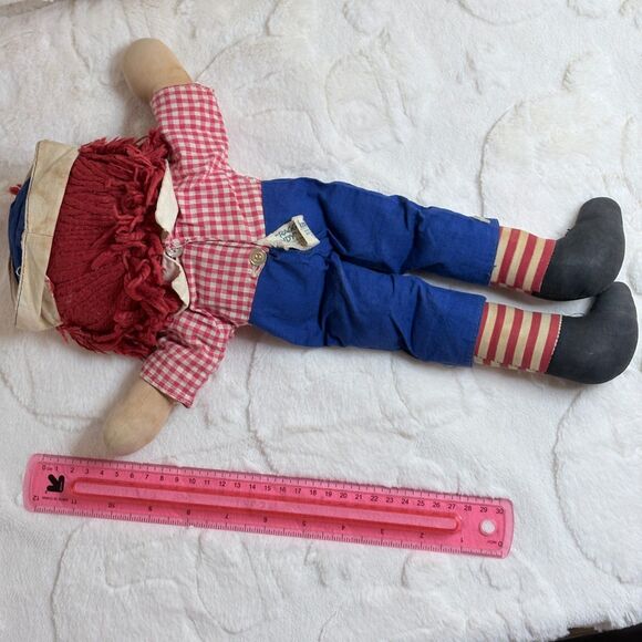 Vintage Raggedy Andy doll by Knickerbocker Toy Company, circa 1970 - Picture 7 of 9